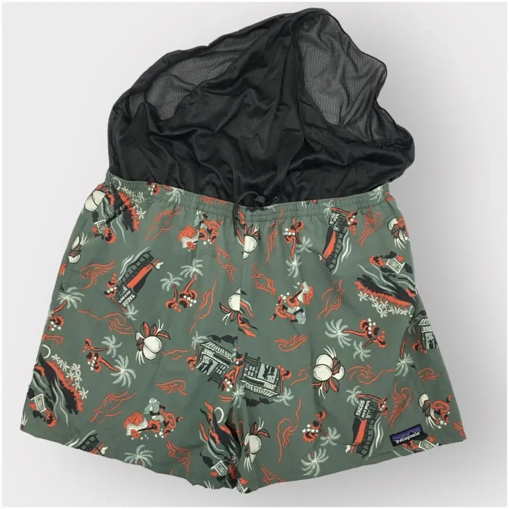 Patagonia Baggies Shorts Mens Size XL‎ Pockets Swim Lined Nylon Drawstring Tacos